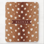 Personalized Deer Print Neutral Aesthetic Gifts Muismat<br><div class="desc">With this adorable personalized deer print collection, you can incorporate a little bit of the wild into your daily life. These designs are ideal for anyone who like nature, woodland themes, or distinctive, personalized presents. They are inspired by the graceful beauty of deer and their recognizable spotted coats. You may...</div>