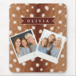 Personalized Deer Print Neutral Aesthetic Gifts Muismat<br><div class="desc">With this adorable personalized deer print collection, you can incorporate a little bit of the wild into your daily life. These designs are ideal for anyone who like nature, woodland themes, or distinctive, personalized presents. They are inspired by the graceful beauty of deer and their recognizable spotted coats. You may...</div>