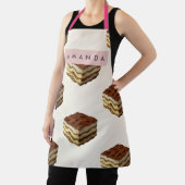 Personalized Delicious Tiramisu Dessert Pattern Schort (Insitu)