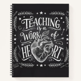 Personalized Deluxe Teacher Lesson Plan Notebook Notitieboek