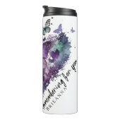 Personalized Dementia Awareness Thermal Tumbler Thermosbeker (Geroteerd rechts)