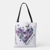 Personalized Dementia Awareness Tote Bag (Achterkant)