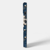 Personalized Denim Daisy Initial Phone Case (Achterkant / Links)