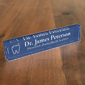 Personalized Dental Naambordje (Zijkant)
