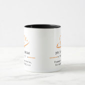 Personalized Dentist Logo Coffee Mug Mok (Midden)