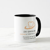 Personalized Dentist Logo Coffee Mug Mok (Voorkant rechts)