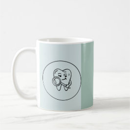 Personalized Dentist Name, Title & Clinic Logo Mug Koffiemok