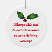 PERSONALIZED Denver CO Keramisch Ornament (Achterkant)