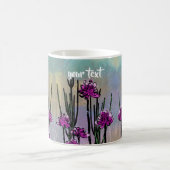 Personalized Desert Blooms - Artistic Coffee Mug Koffiemok (Center)