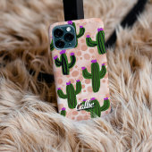 Personalized Desert Orange Cacti Phone Case iPhone Hoesje