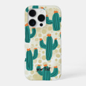 Personalized Desert Sand Cacti Phone Case iPhone Hoesje (Achterkant)