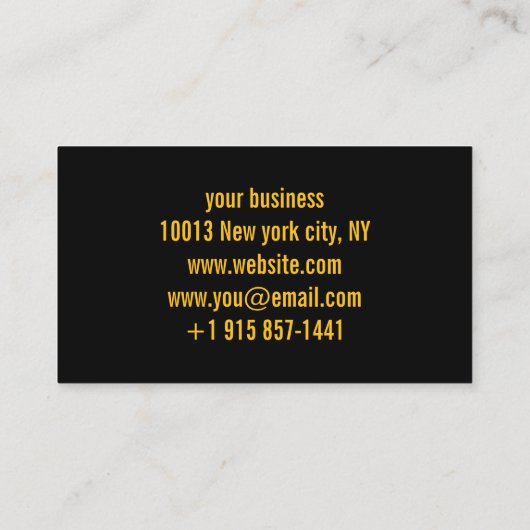 Personalized design with Custom Contact & qr code Visitekaartje (Achterkant)