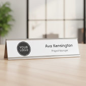 Personalized Desk Name Plate | Custom Logo Office  Bureau Naambordje