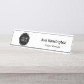 Personalized Desk Name Plate | Custom Logo Office  Bureau Naambordje (Voorkant)
