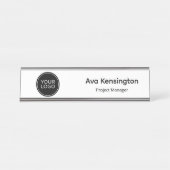 Personalized Desk Name Plate | Custom Logo Office  Bureau Naambordje (Voorkant)