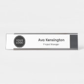 Personalized Desk Name Plate | Custom Logo Office  Bureau Naambordje (Voorkant)