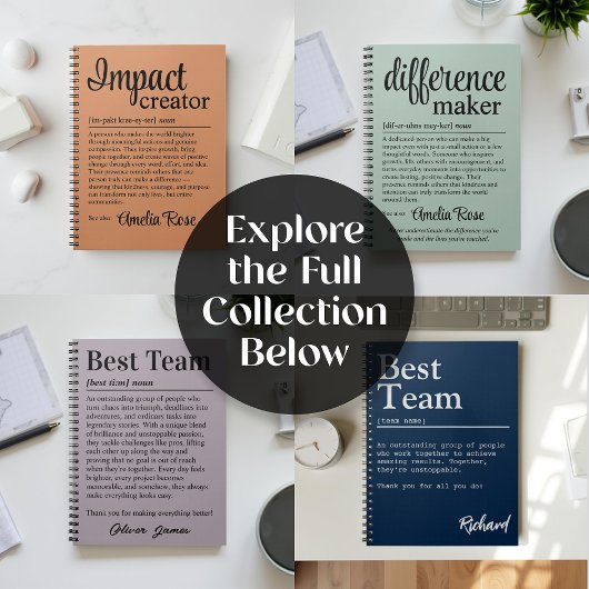 Personalized Difference Maker Definition Notitieboek