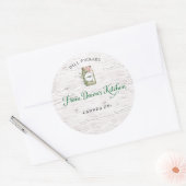 Personalized Dill Pickles Canning Stickers (Envelop)