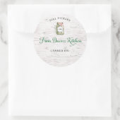 Personalized Dill Pickles Canning Stickers (Tas)