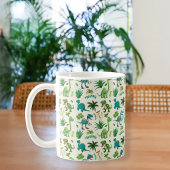 Personalized Dino Cup with Name, Customizable Koffiemok