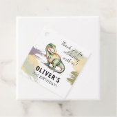 Personalized Dinosaur Birthday Thank You Bedankjes Labels (In situ)