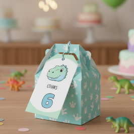 Personalized Dinosaur Gift Tags | Dino Theme Party Cadeaulabel