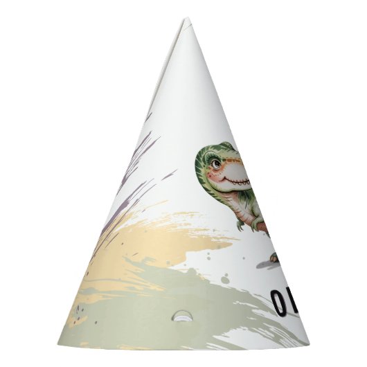 Personalized Dinosaur Kids Birthday Party Feesthoedjes (Links)