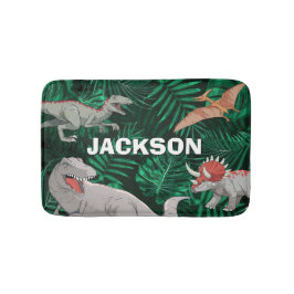  Personalized Dinosaur Kids Dino Jurassic Trex Boy Badmat