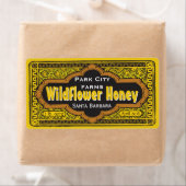 Personalized Dirigible Honey Jar Etiket (Insitu)