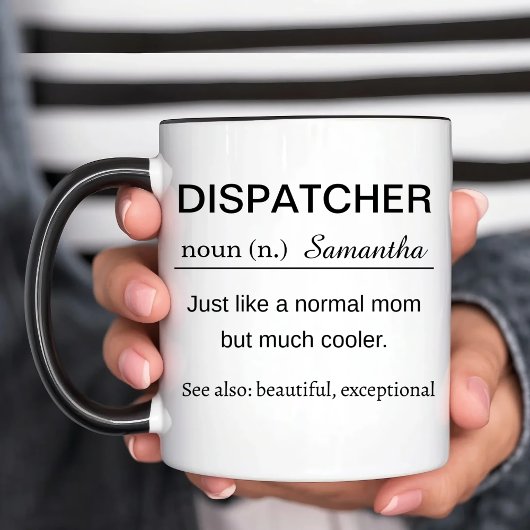 Personalized Dispatcher Definition Mug Mok