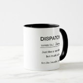 Personalized Dispatcher Definition Mug Mok (Voorkant rechts)