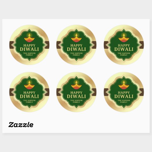 Personalized Diwali Sticker (Vel)