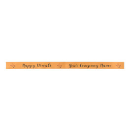 Personalized Diya Diwali Gift Wrap Satin Ribbon Satijnen Lint