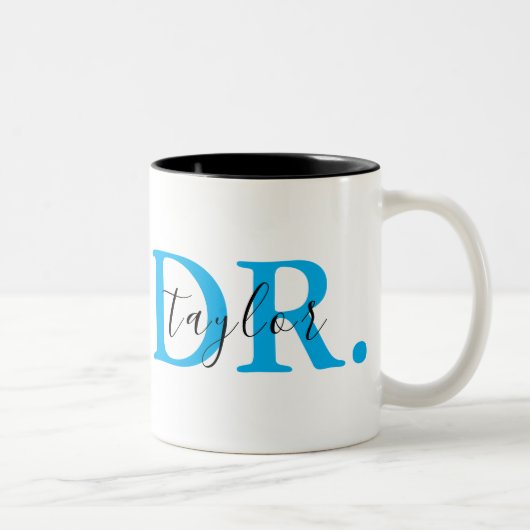 Personalized Doctor Coffee Mug Tweekleurige Koffiemok (Rechts)