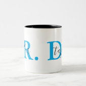 Personalized Doctor Coffee Mug Tweekleurige Koffiemok (Center)