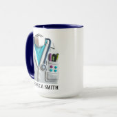 Personalized Doctor | Custom Name for Doctor Day Mok (Voorkant links)