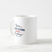 Personalized Doctor Gift | Compassion Matters Koffiemok (Voorkant links)