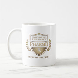 Personalized Doctor of Pharmacy Professional Crest Koffiemok