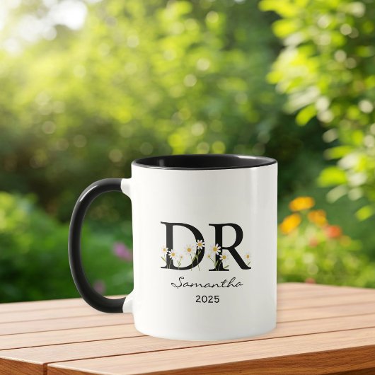 Personalized doctoral mug, customized doctoral mug mok