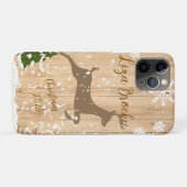 Personalized doe Christmas bauble Case-Mate iPhone Case (Achterkant (horizontaal))