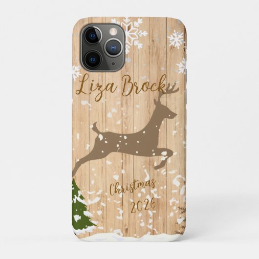 Personalized doe Christmas bauble Case-Mate iPhone Case (Achterkant)
