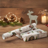 Personalized Dog and Family Photo Christmas Tree Cadeaupapier