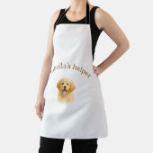 Personalized Dog Apron | Custom Photo & Text Schort (Insitu)