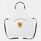 Personalized Dog Apron | Custom Photo & Text Schort (Voorkant)