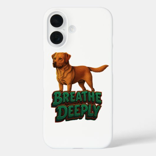 Personalized dog breed phone case for iPhone (Achterkant)