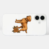 Personalized dog breed phone case for iPhone (Achterkant (horizontaal))