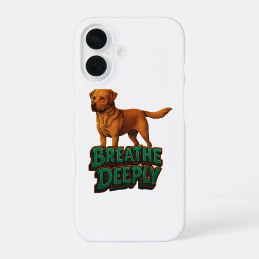 Personalized dog breed phone case for iPhone 16 Hoesje (Achterkant)