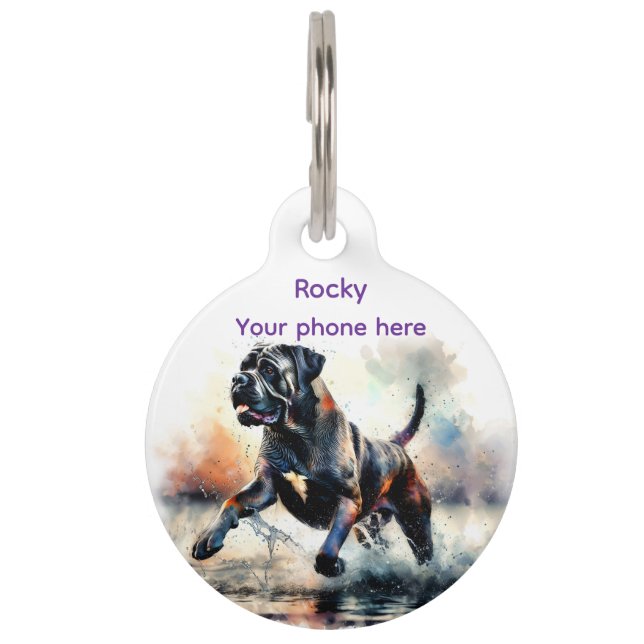 Personalized Dog Huisdierpenning (Voorkant)