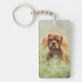 Personalized Dog Memorial Photo Pet Loss Gift Sleutelhanger