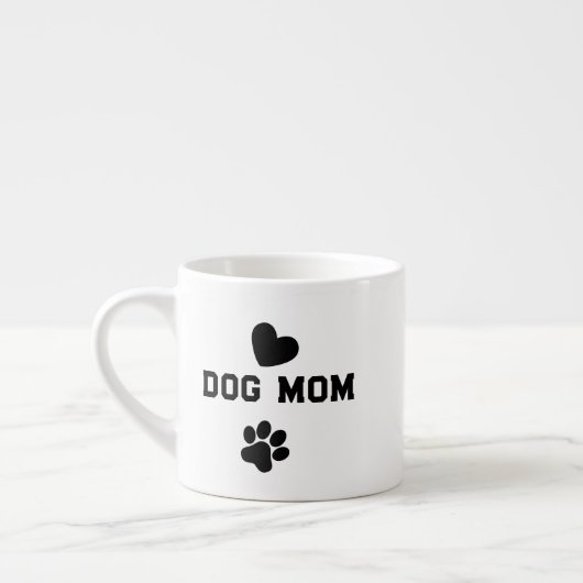 Personalized Dog Mom – Custom Name Mother’s Day Espresso Kop (Links)